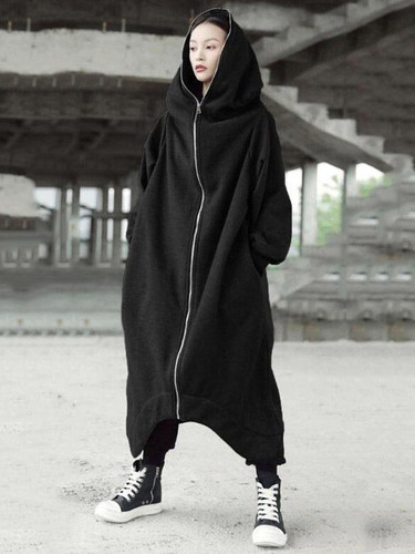 Fashion 2 Colors Long Sleeves Outwears Tops