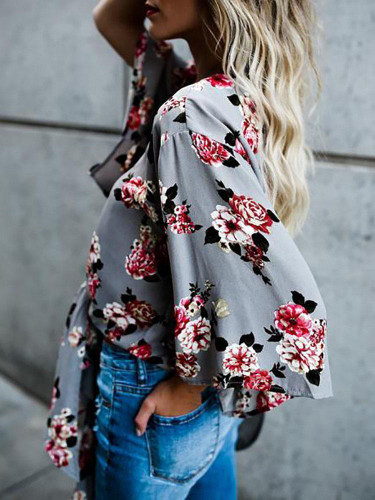 Bow-embellished Chalaza Blouses&Shirts Tops