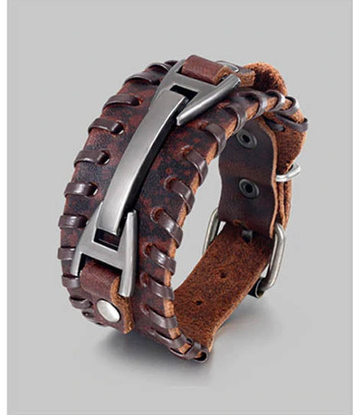 Punk Leather Bracelet