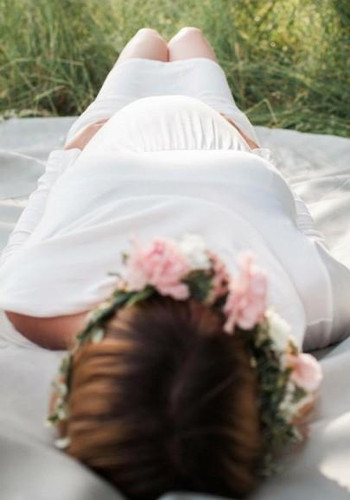 White Off Shoulder Ruched Draped comfy Long Sleeve Maternity And Nursing Maxi Dress