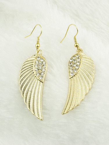 Casual Pair Of Vintage Wing Earring