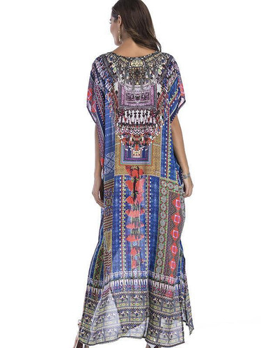 Floral Printed Loose Maxi Dress