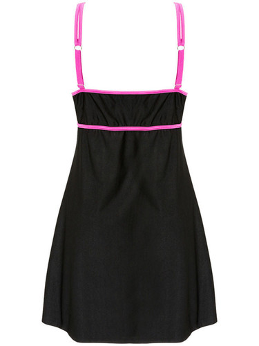 Casual Spaghetti Strap Contrast Trim Swimwear Casual Spaghetti Strap Contrast Trim Swimwear