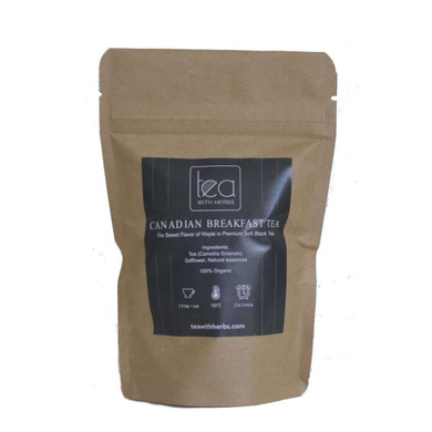 Canadian Breakfast Tea - Gold Standard Organic Tea Leaves with Maple Infusion
