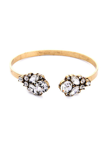 Casual Adjustable Rhinestone Bronze Bracelet Casual Adjustable Rhinestone Bronze Bracelet