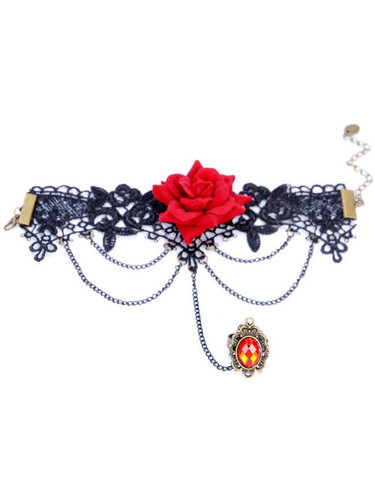 Casual Vintage Flower Bracelet With Ring