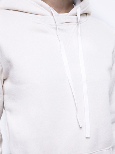 Casual Stylish With Pocket Plain Hoodie