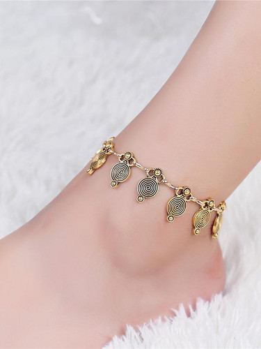 Punk Vintage Carving Tassels Footchain Accessories Punk Vintage Carving Tassels Footchain Accessories