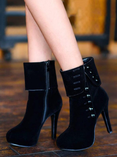 Fashion High Heel Boots Shoes