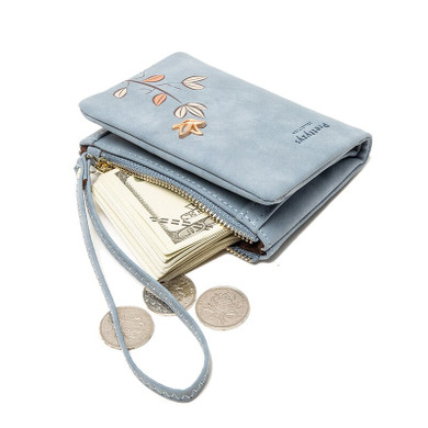 Flower Small Wallet Designer Short Purses