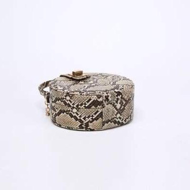 Retro Round Serpentine Chain Strap Shoulder Crossbody Bags