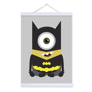 Modern Batman Superhero Avengers Pop Movie Cartoon Wooden Framed Canvas Painting Wall Art Print Picture Poster Scroll Home Decor