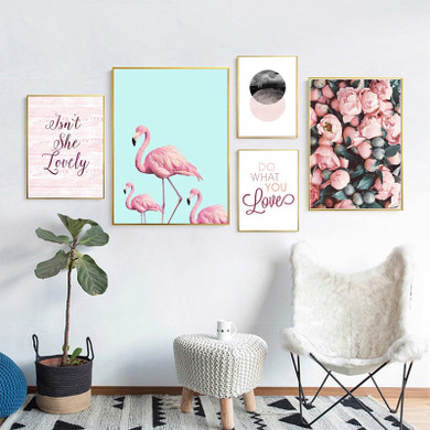 Nordic Poster Rose Flowers Wall Art Canvas Painting Cuadros Flamingo Posters And Prints Wall Pictures For Living Room Unframed Nordic Poster Rose Flowers Wall Art Canvas Painting Cuadros Flamingo Posters And Prints Wall Pictures For Living Room Unframed