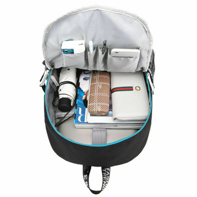 JoJo's Bizzare Adventure Laptop External USB Charge Backpack