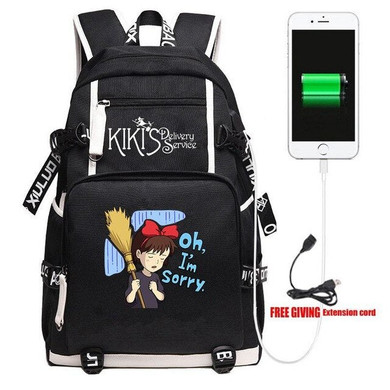 Anime Kiki's Delivery Service Unisex Travel Shoulder Laptop Backpack