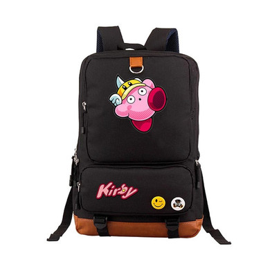 Kirby of the Stars Backpack Game Bag Zipper Shoulder Backpack