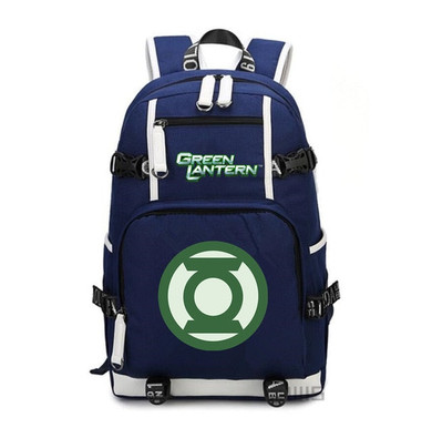 super hero Green Lantern Canvas Backpack