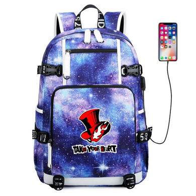 Shin Megami Tensei Persona 5 usb charging Laptop Backpack