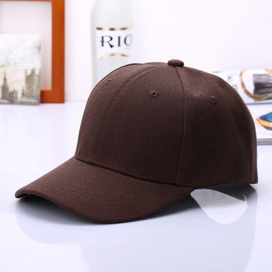 Black Cap Solid Color Baseball Cap Snapback Caps