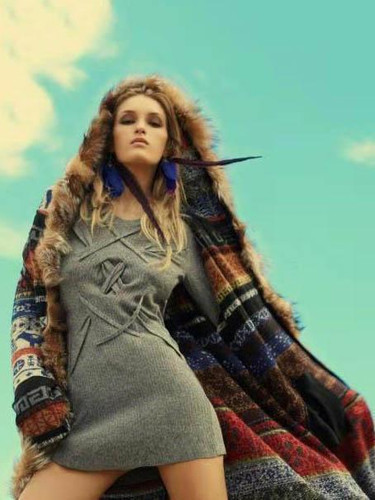 Hooded Long Knit Floral Casual Loose Cardigan Outwear