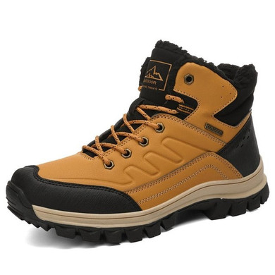 Winter Plush Waterproof Snow Boots Shoes Warm Winter Men's Sneakers