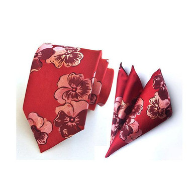 Men Fashion Colorful Paisley Floral Wide Necktie Pocket Square Handkerchief Set Men Fashion Colorful Paisley Floral Wide Necktie Pocket Square Handkerchief Set
