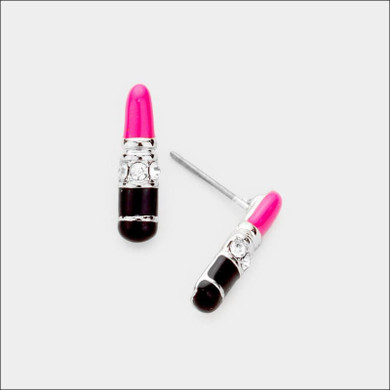 Lipstick Earrings