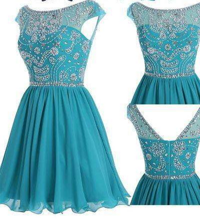 Short V-back Popular Junior Graduation Sweet 16 Cocktail Homecoming Dresses,PD0001