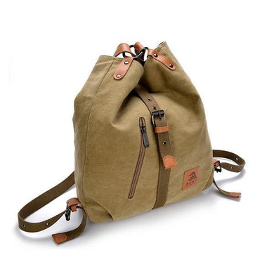 Women Canvas Casual Multifunctional Microfiber Leather Large Capacity Handbag Shoulder Bags Backpack