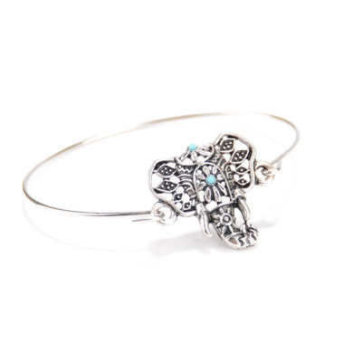Hollow totem elephant ornament Bohemia bracelet