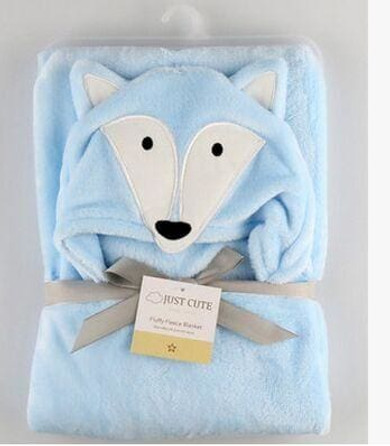 Baby Blanket Neonatal Hold Flannel 3D Hooded Blanket Swaddling For Toddlers Infant Envelope For