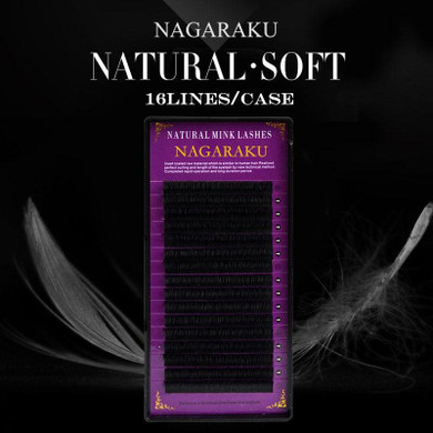 NAGARAKU 16Rows Faux mink individual eyelash lashes maquiagem cilios  for professionals soft mink eyelash extension
