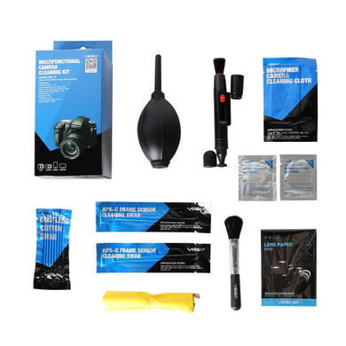 9 in 1 VSGO Camera Cleaning KIt DKL-6 for Nikon Canon Sony Fujifilm Hasselblad Cameras Lens/Sensor