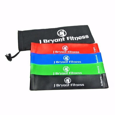 Fitness Resistance Band set 4 Levels Elastic Latex Strength Training Athletic Rubber Loops Bands