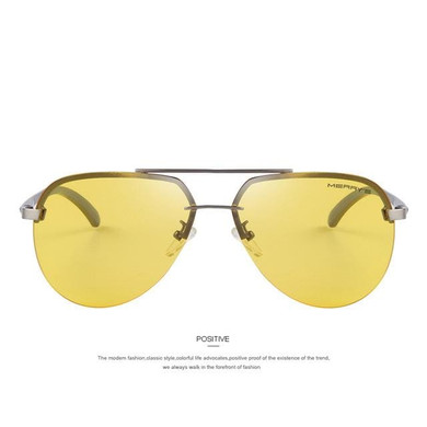 MERRY'S Brand Men 100% Polarized Aluminum Alloy Frame Sunglasses Fashion Men's Driving Sunglasses
