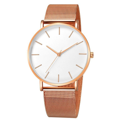 Rose Gold and White Weekender
