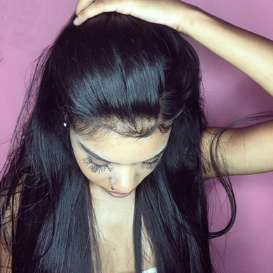 Sapphire Peruvian 360 Lace Front Wig Straight Wig 360 Lace Frontal Human Hair Wigs For Black Women Lace Front Human Hair Wig