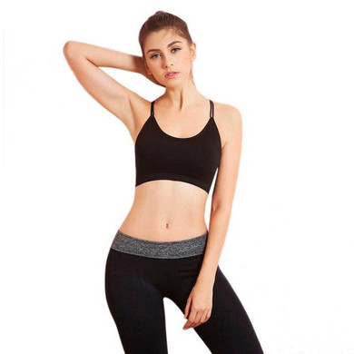 Sexy Sport Bras Push Up Gym Yoga Bra Quick Dry Padded Running Fitness Bra Athletic Underwear Tops | FajasShapewear.com