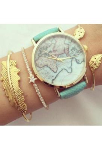 Leaf Knot Bracelet Set