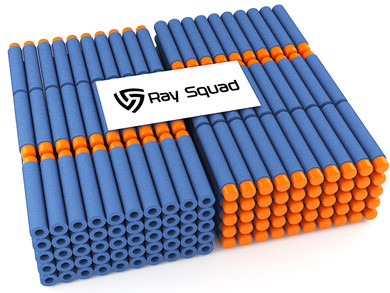500 Pack Blue Nerf Compatible Darts