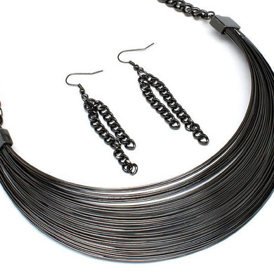 Necklace & Earring Set - 1060