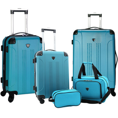 Chicago Plus Luggage Set - 5 pc (Available in 3 colors)