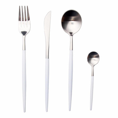 Leno Two Toned Flatware Set