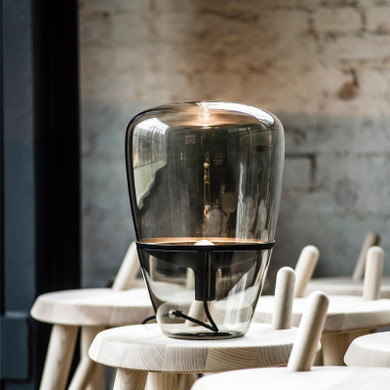 Glass Shade Table Lamp
