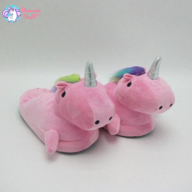 Pink Unicorn Slippers