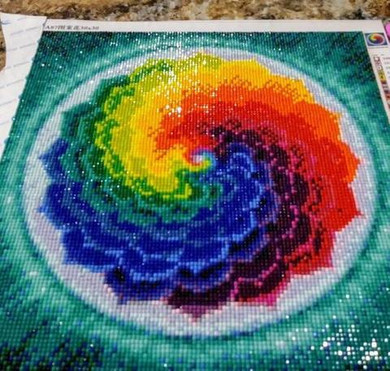 DIY Diamond Painting Craft Kit - Meditative Mandala