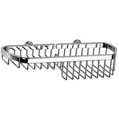 Sonia HOSPITALITY Wall Bathroom Polished Chrome Shower Caddy Shelf Organizer Sonia HOSPITALITY Wall Bathroom Polished Chrome Shower Caddy Shelf Organizer