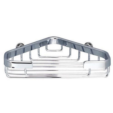 Sonia HOSPITALITY Wall Bath Polished Chrome Corner Shower Caddy Shelf Organizer Sonia HOSPITALITY Wall Bath Polished Chrome Corner Shower Caddy Shelf Organizer