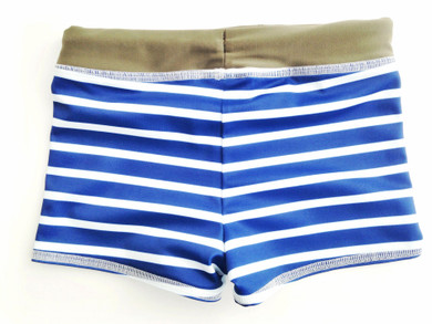 Swim Trunk in Ahoy Stripe