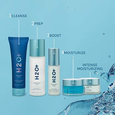 Refreshing Gel Moisturizer for Face with Hyaluronic Acid | H2O+ Japanese Skin Care | Luxury Clean Beauty | Hydration Oasis Collection: Premium Beauty